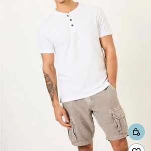 Fat Face White Woodside Slub Henley